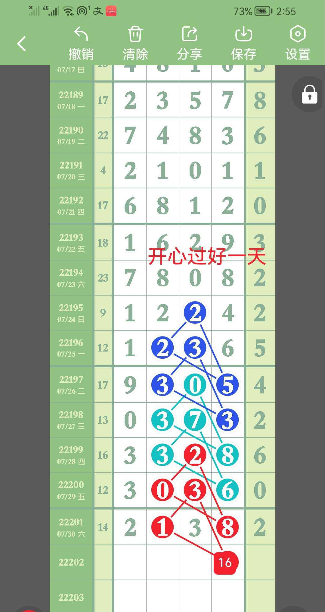 22202期:开心过好一天 定头定尾[图规]758 / 作者:开心过好一天. / 帖子ID:556399